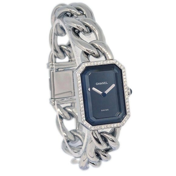 Chanel Premiere Watch #L SS Diamond T.H.***** 195218 - Picture 1 of 7